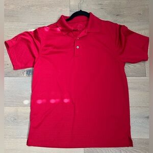 Champion Tour Golf Shirt Size M Red